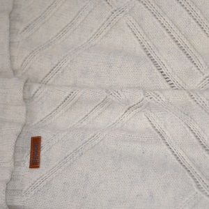 Wool knitted boot warmers